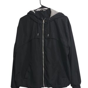 Black Hooded Men's Jacket